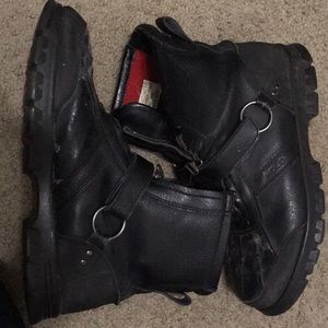 Black polo boots